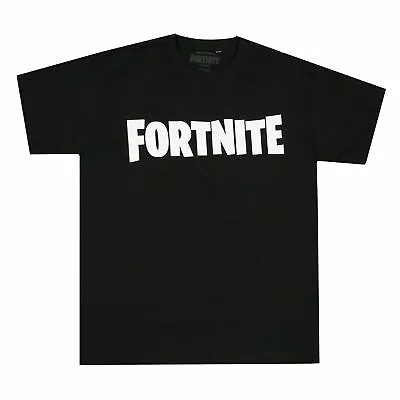 Buy Fortnite Boys Logo T-Shirt Black Kids 3 - 14 Years Official • 7.99£