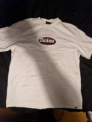 Buy Dickies Off White Tee. Size XL. • 7£