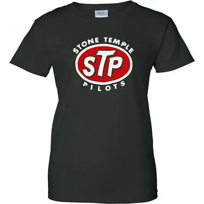 Buy Stone Temple Pilots STP Logo Womens T Shirt Retro Ladies Tee Vintage Rock Band • 13.22£