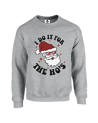 Buy I Do It For The Ho's Funny Christmas Jumper Adults Xmas Sweatshirt Mens Womens • 19.95£
