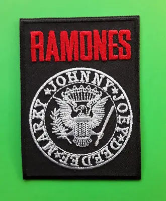 Buy Ramones Punks Not Dead Embroidered Patch Heavy Punk Rock Music Uk Seller • 3.89£