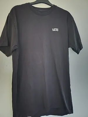 Buy VANS Mens Classic Fit T-Shirt Size Medium Black Cotton  • 6£