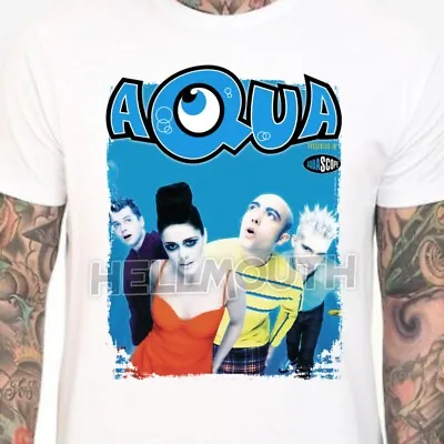 Buy Aqua T-shirt - Mens & Women's Sizes S-XXL - Retro Pop Music Band 90s Aquarium • 15.99£