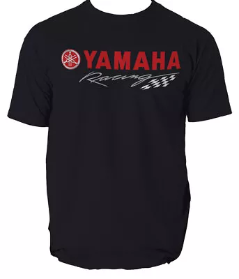 Buy New Mens Yamaha Tshirt Top Black Sizes Motorcycle Garage S To 3XL • 14.99£
