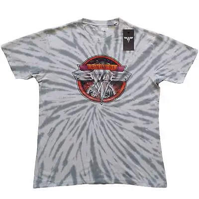 Buy Van Halen Chrome Logo Grey Official Tee T-Shirt Mens • 17.13£