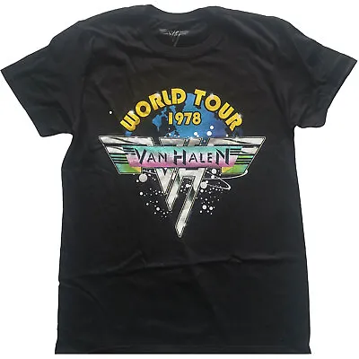 Buy Van Halen World Tour '78 Full Colour Official Tee T-Shirt Mens Unisex • 15.99£