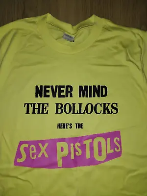 Buy Sex Pistols Nmtb T-shirt Small Yellow New , Punk Rock • 10.49£