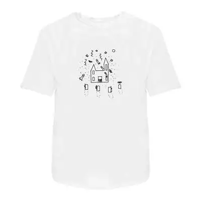 Buy 'Haunted House' Men's / Women's Cotton T-Shirts (TA035860) • 11.89£