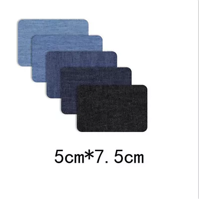 Buy Jean Denim Patch Square Patch Ironon Patche Patches For Jacket Patch Stickers • 3.04£