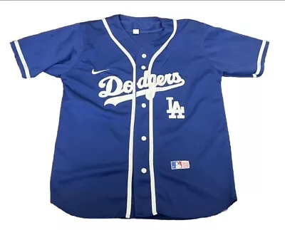 Buy LA Dodgers Jersey  Mens Size Medium Los Angeles Baseball Shirt • 50£