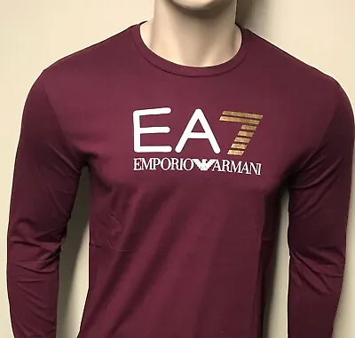 Buy Mens Long Sleeve EA7 T-Shirt • 16.99£
