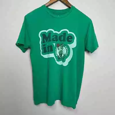 Buy Boston Celtics Basketball Made In Boston Short Sleeve Graphic Crewneck Tee M • 19.21£