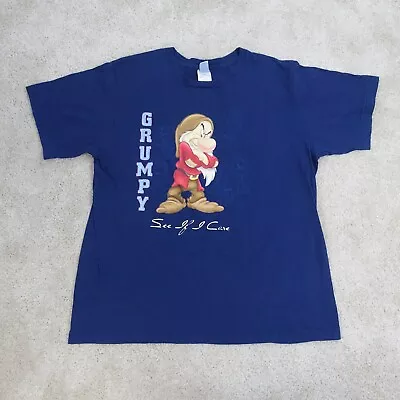Buy Disney T Shirt Womens Size 18 - 20 Grumpy Dwarf Snow White Graphic Tee Top • 18.99£