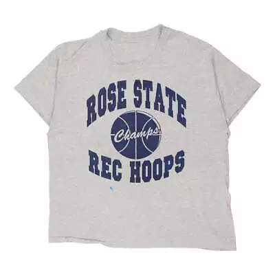 Buy Rose State Rec Hoops Champs Unbranded College T-Shirt - XL Grey Cotton • 16.70£