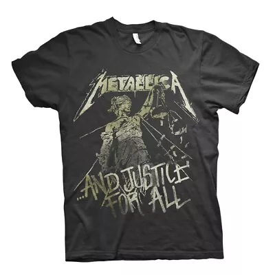 Buy Metallica And Justice For All Kirk Hammett Licensed Tee T-Shirt Men • 16.36£