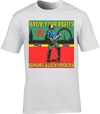 Buy Joe Strummer Homage Original Design The Clash T-Shirt Full Colour Punk Rock Fans • 15.99£