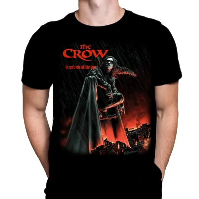 Buy THE CROW RAIN - Movie T-Shirt - Sizes S - 5XL -  Art / Horror / Brandon Lee • 22.95£