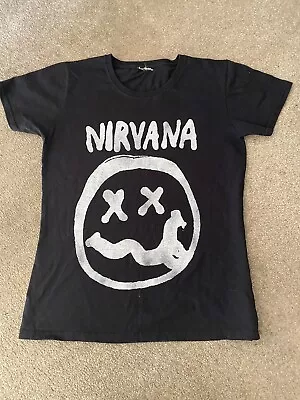 Buy Nirvana Black T Shirt Size Small • 1£