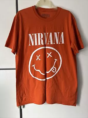Buy Men’s Nirvana T-Shirt / Large / Orange • 4£