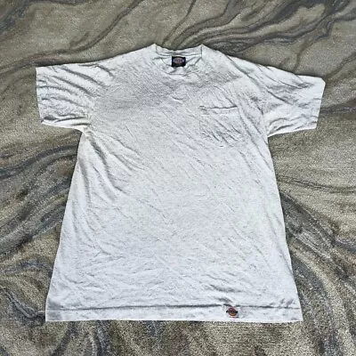 Buy Dickies Pocket T Shirt Grey Large L Mens Leisurewear Cotton Outdoors A147 • 6.50£