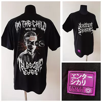 Buy Mens Enter Shikari Band T-shirt Void Top Size Medium BNWT Black Official Merch • 19.99£