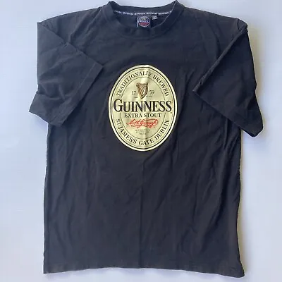 Buy Guinness Extra Stout T-Shirt Mens Size L - Traditionally Brewed - Official Merch • 15.77£