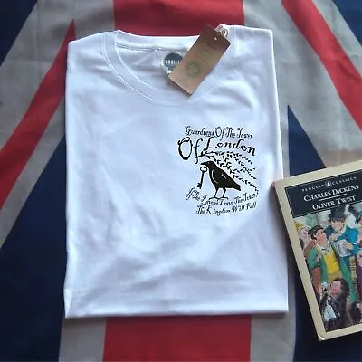 Buy London Raven T-Shirt - Folklore, Souvenir, Organic Cotton, S-XXL • 22.50£