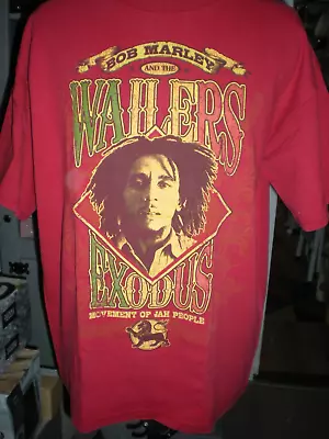 Buy Vintage Zion Rootswear Bob Marley And The Wailers Exodus T Shirt Size L • 12.99£