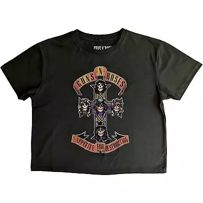 Buy Guns N' Roses Ladies Crop Top: Appetite For Destruction OFFICIAL NEW  • 18.73£