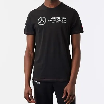 Buy New Era Mercedes-AMG Petronas Esports Logo Black T-Shirt Size Large Adults New • 25.83£