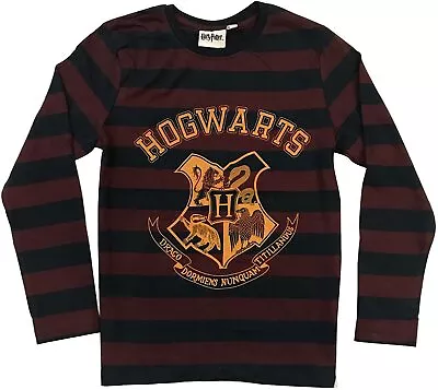 Buy Harry Potter Hogwarts House Crest Logo Long Sleeved Kids T-Shirts NEW • 8.99£