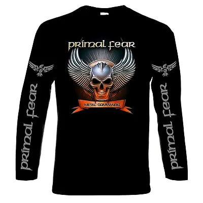 Buy Primal Fear, Metal Commando, Men's Long Sleeve T-shirt,100% Cotton,S To 5XL • 39.74£