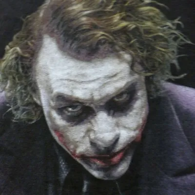 Buy Why So Serious Heath Ledger  Vintage Dark Knight Joker T Shirt Movie Batman • 56.70£