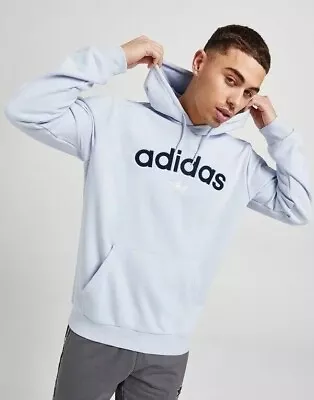 Buy Adidas Originals Collegiate Hoodie Light Blue, Size Medium • 34.95£
