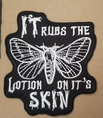 Buy It Rubs The Lotion On Its Skin Sew Or Iron On Patch, Horror Movie Moth Applique  • 1.99£