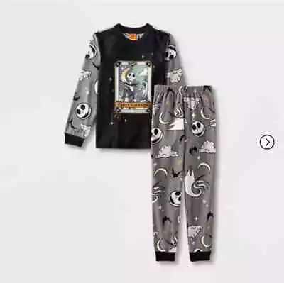 Buy Disney Nightmare Before Christmas Boy's Pajama Set, Size 12 • 7.10£