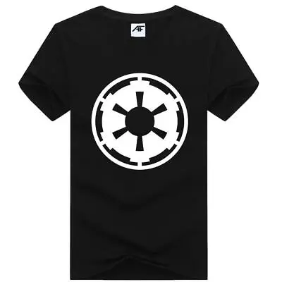Buy Boys Star Wars Men's Flag Emblem Printed T-Shirts Short Sleeves Crew Neck Tees • 9.98£