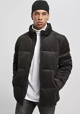 Buy Urban Classics Jacket Boxy Corduroy Puffer Jacket Black • 91.89£