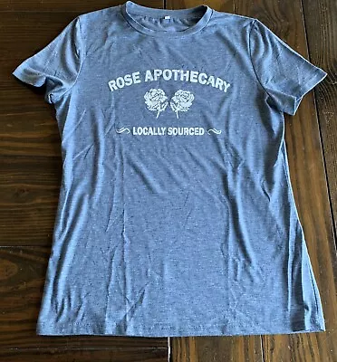 Buy Rose Apothecary Schitts Creek Short Sleeve T-Shirt Blue Medium • 9.46£