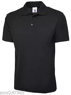 Buy Mens Premium Plain Polo Shirt Pique Size XS To 6XL NEW **UK STOCK** • 8.95£