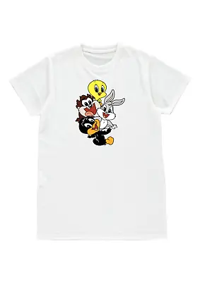 Buy Baby Looney Tunes Tv Cartoon Cute Bugs Bunny Womens Unisex T-shirt Birthday Gift • 11.99£