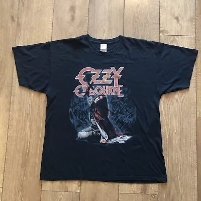 Buy Vintage 00s Ozzy Osbourne T Shirt Blizzard Of Ozz XL 80s 1997 Reprint Band Tee • 25£