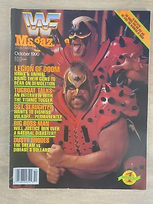 Buy WWF Magazine October 1990 The Legion Of Doom          Merch Catalog • 15.79£