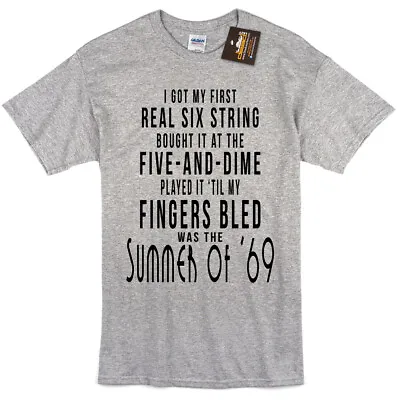 Buy Bryan Adams Summer Of 69 Inspired T-shirt - Retro Classic Rock Music Band Tee • 13.99£