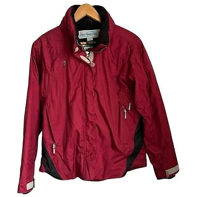 Buy OBERMEYER ALT3 Jacket Ladies Size 12 Snowboarding Skiing Jacket Hooded Burgundy • 76.24£