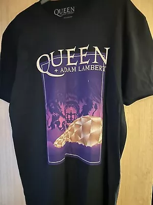 Buy Queen + Adam Lambert Australia Rhapsody Tour Official T Shirt New • 18.95£