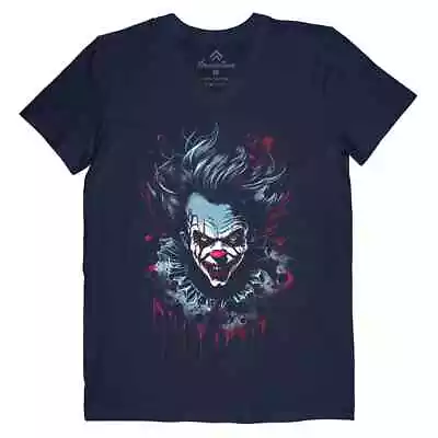 Buy Scary Clown T-Shirt Horror It Pennywise Whiteface Monster Mask Haunted Evil E226 • 13.99£