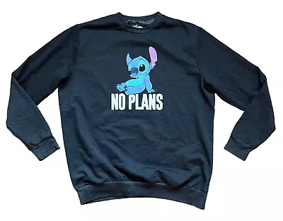 Buy Disney Lilo & Stitch No Plans Crewneck Sweatshirt Mens Sz XL • 12.34£