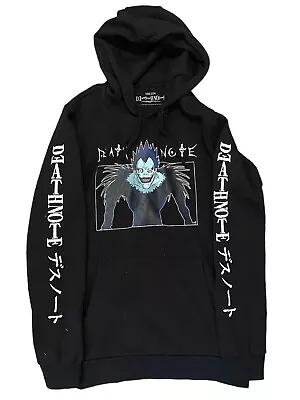 Buy Death Note Official Pullover Mens Hoodie Size Large Fit Graphic Print Drawstring • 20£