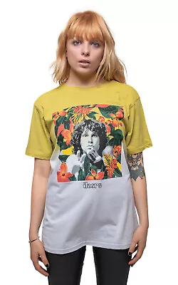 Buy The Doors Jim Morrison Floral Square T Shirt • 15.93£